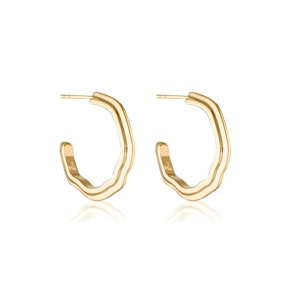 Contour Hoop Earring