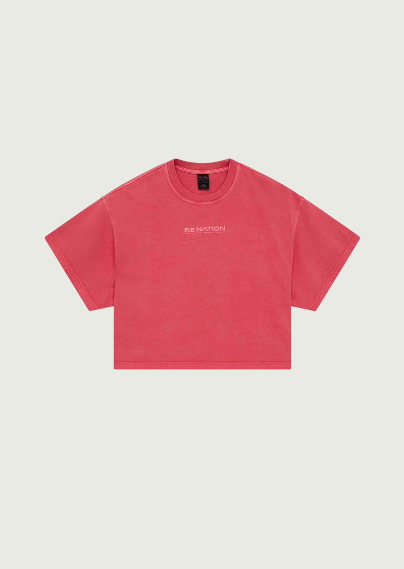 Nomad Boxy Tee | Poppy Red