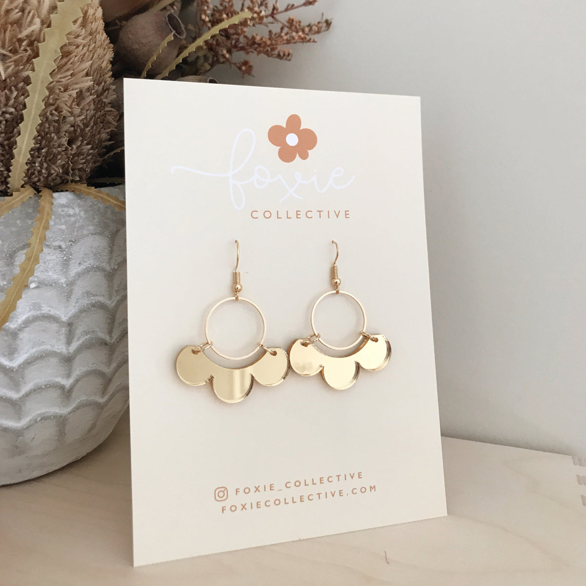 Elise Earrings | Gold