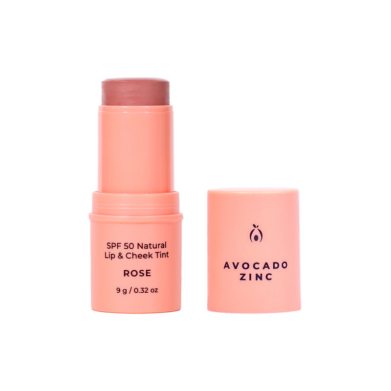 SPF 50 Natural Lip & Cheek Tint | Rose