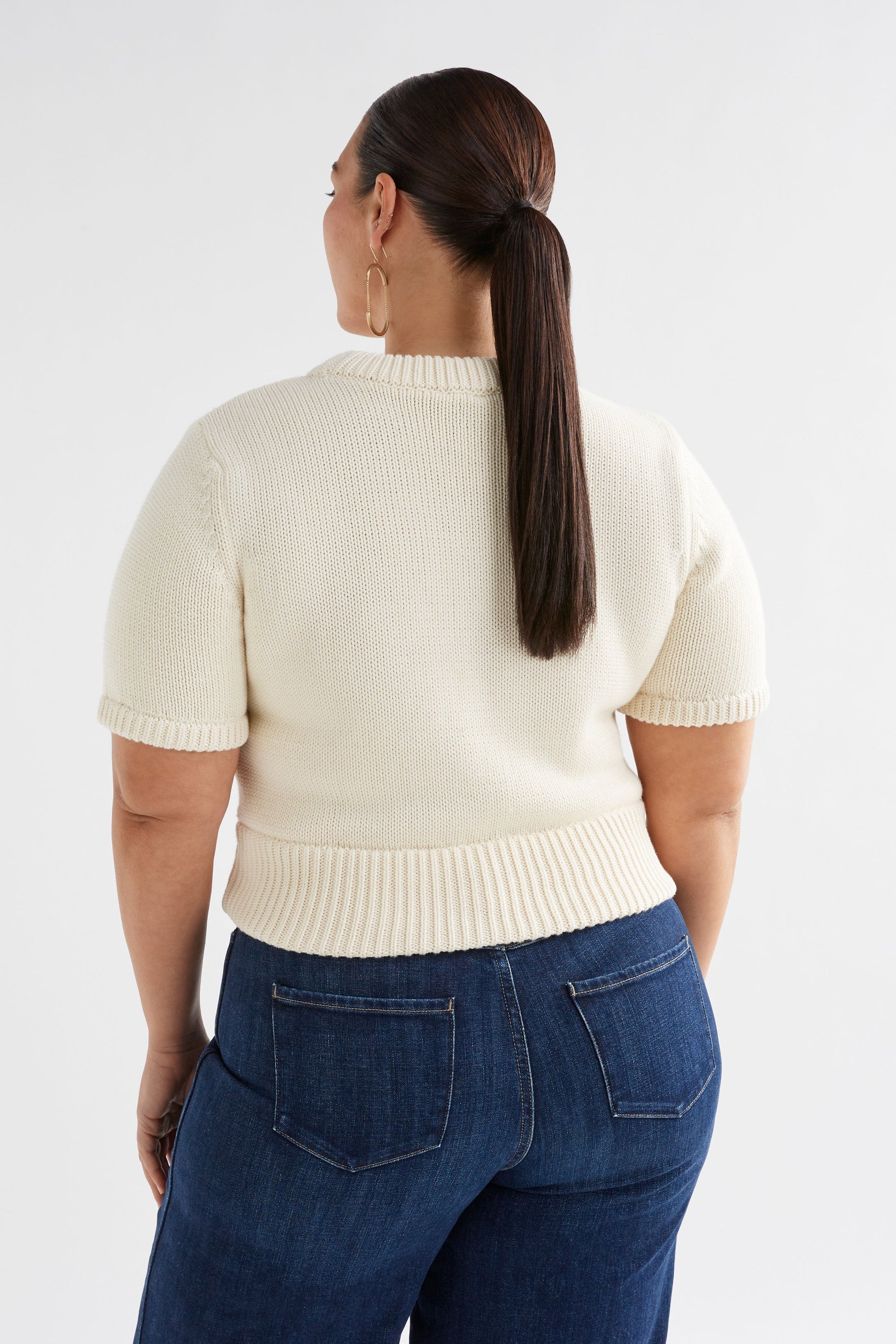 Luft Knit Top | White