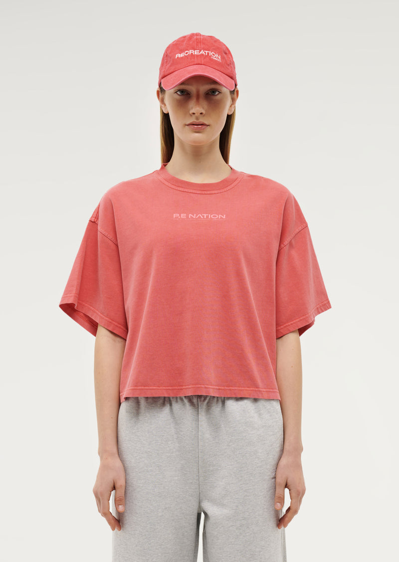 Nomad Boxy Tee | Poppy Red