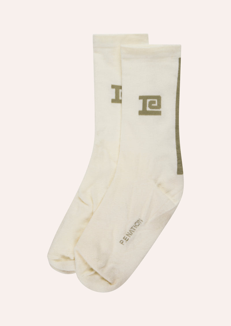 Medley Sock | Whisper White